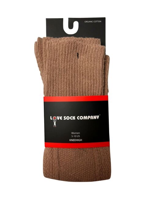 Love Sock Company Women's Knee High Socks - Latte