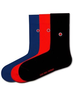 Solid Bundle Women's 3 Pack Organic Cotton Solid Dress Socks