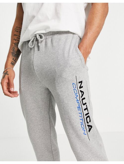 Nautica fin sweatpants in gray