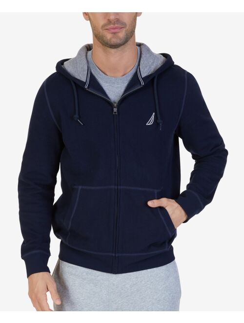 Nautica Men's Zip-Front Hoodie Sweatshirt