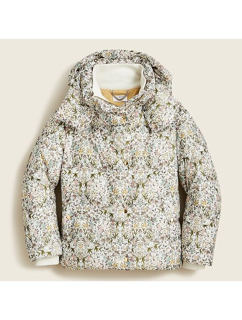 J.Crew Flurry puffer jacket with PrimaLoft® in Liberty® Tapestry floral