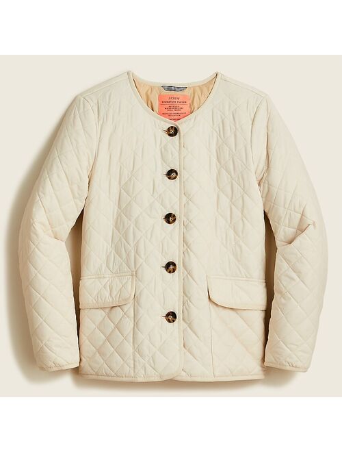 J.Crew Quilted puffer lady jacket with PrimaLoft®
