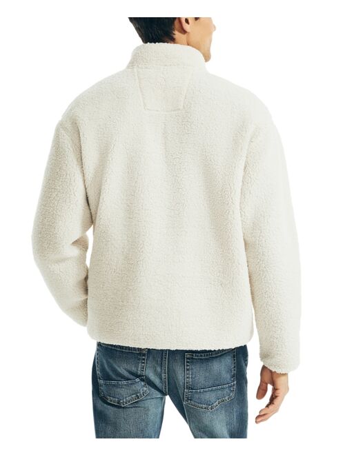 Nautica Men's Fleece Quarter-Button Pullover
