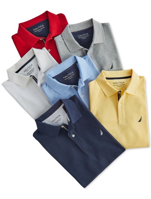Nautica Men's Classic Fit Performance Deck Polo