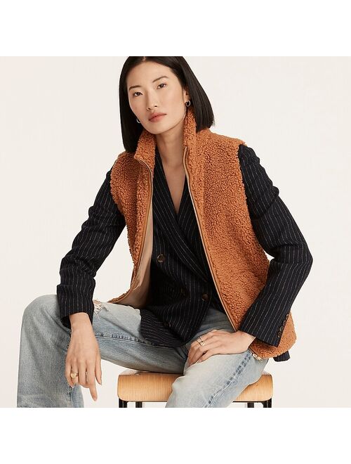 J.Crew Teddy sherpa vest