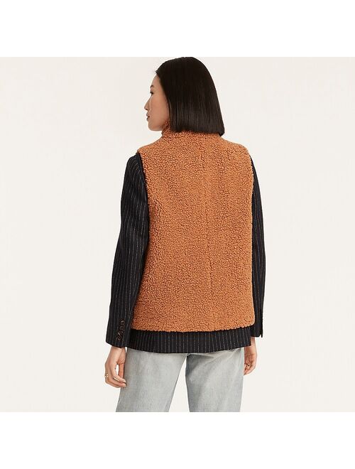 J.Crew Teddy sherpa vest