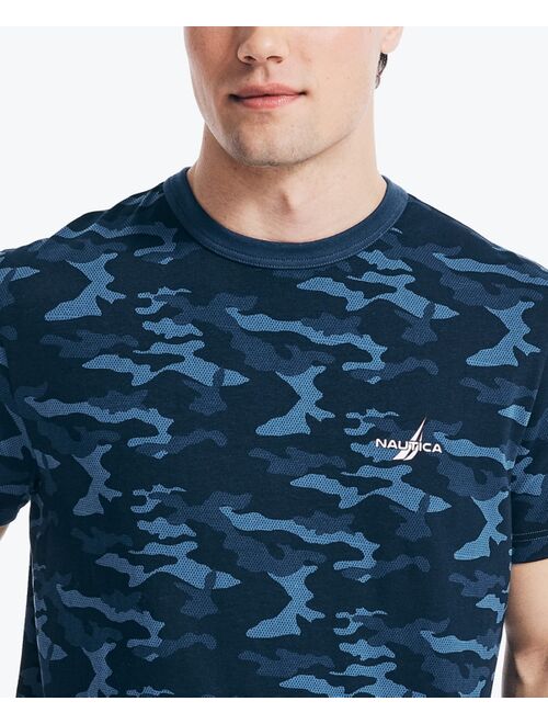 Nautica Men's Camouflage Logo T-Shirt