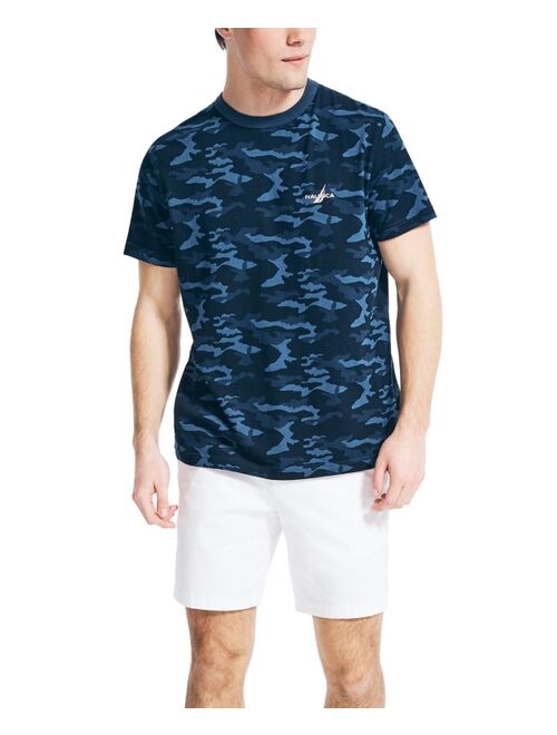 Nautica Men's Camouflage Logo T-Shirt