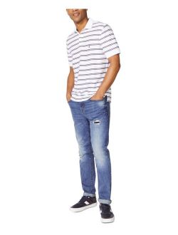 Striped Classic-Fit Deck Polo
