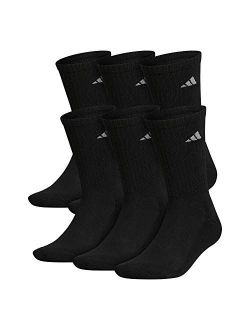 mens Athletic Cushioned Crew Socks (6-pair)