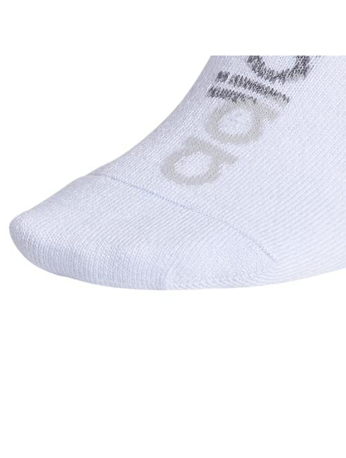 adidas Men's Superlite Linear Super No Show Socks (6-Pair)