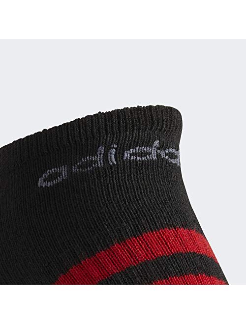 adidas mens 3-stripe No Show Socks (3-pair)
