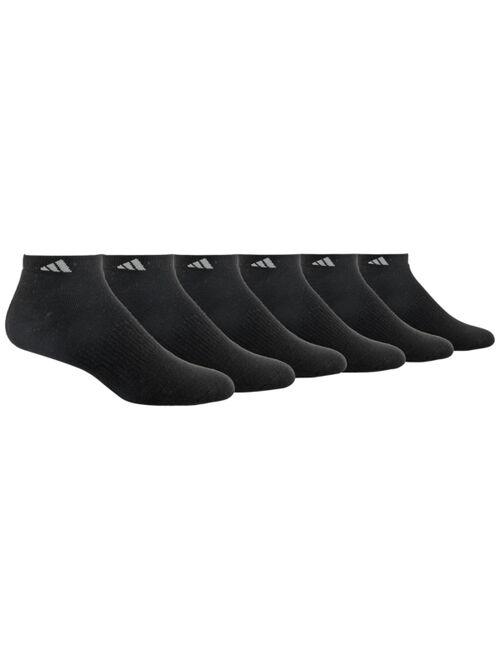 Adidas Men's Cushioned Athletic 6-Pack Low Cut Socks
