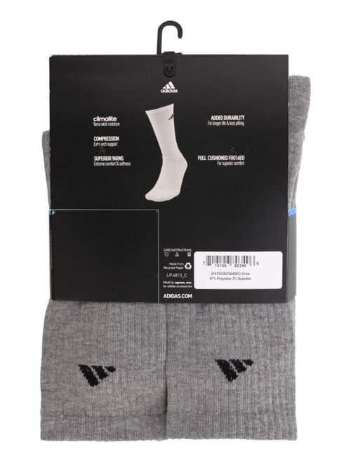 Adidas Men's 6 Pack ClimaLite Crew Socks