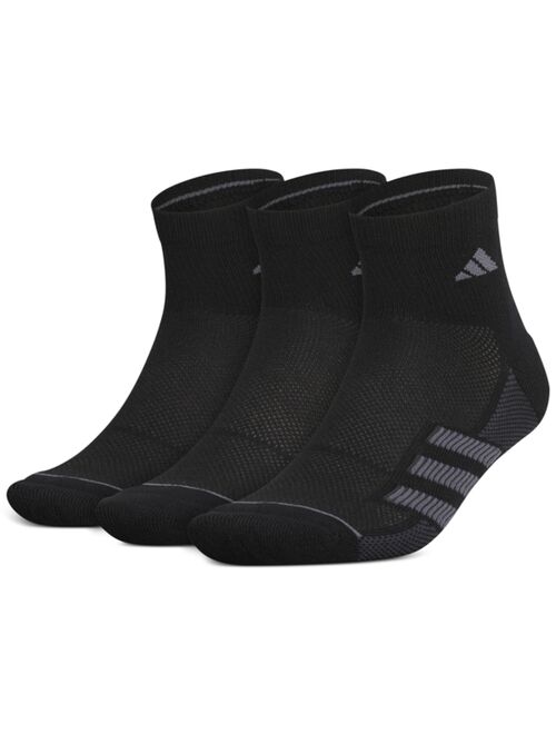 Adidas Men's 3-Pk. Superlite Quarter Socks