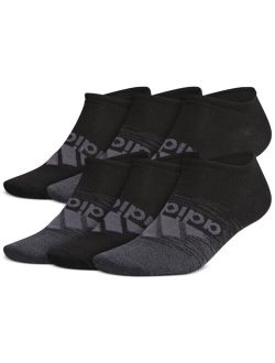 Men's 6-Pk. Solid No-Show Socks