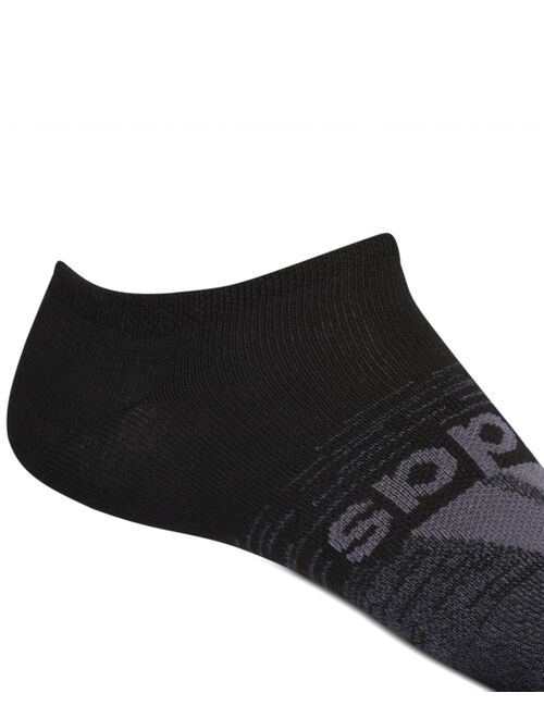 Adidas Men's 6-Pk. Solid No-Show Socks