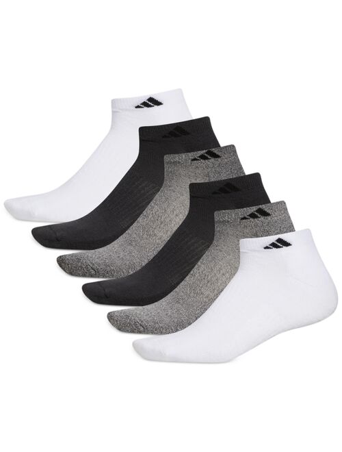 Adidas Men's 6-Pack Athletic Cushioned Low-Cut Socks