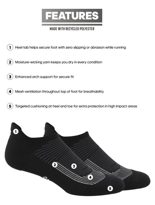 Adidas Men's 2-Pack Superlite Ub21 Tabbed No-Show Socks