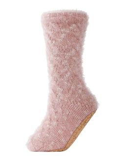 Fifth Avenue Plush Lined Women's Slipper Sock