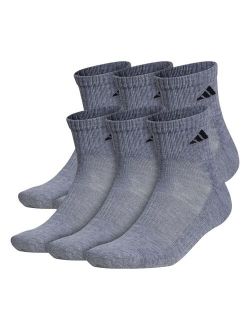6-pack Athletic Cushioned Quarter Socks