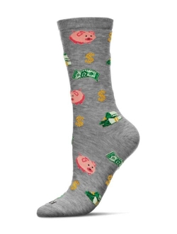 Women's Money In The Bank Rayon from Bamboo Crew Socks