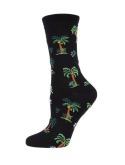 Island Palm Trees Women's Novelty Socks