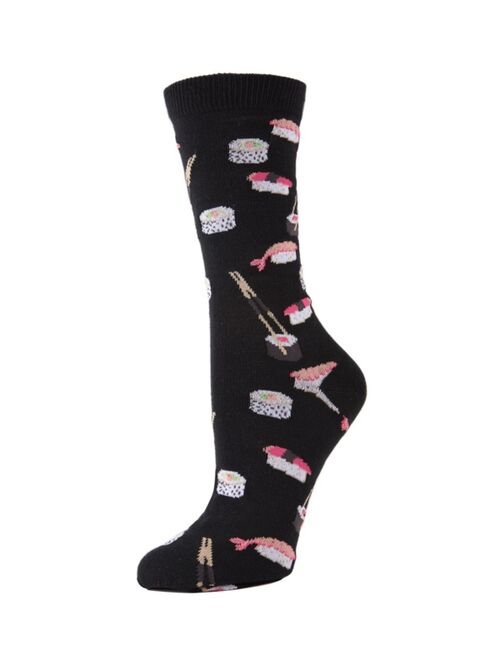 MeMoi Sushi Women's Novelty Socks