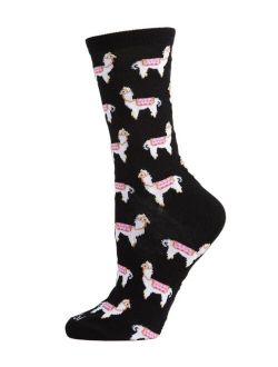 Women's Llamas Crew Socks
