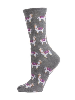 Women's Llamas Crew Socks