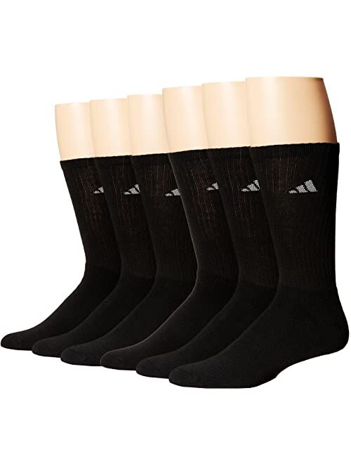 Adidas Athletic 6-Pack Crew Socks