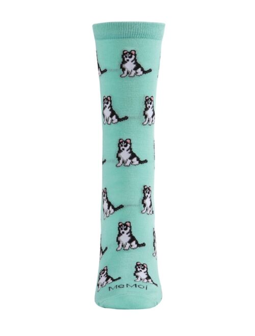 MeMoi Huskies Women's Novelty Socks