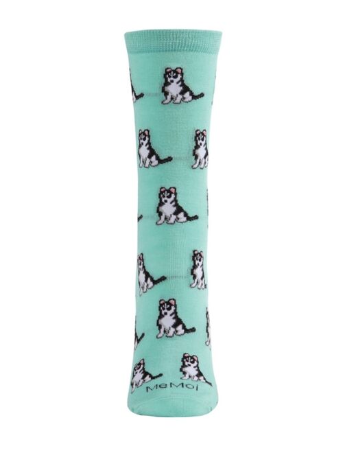 MeMoi Huskies Women's Novelty Socks