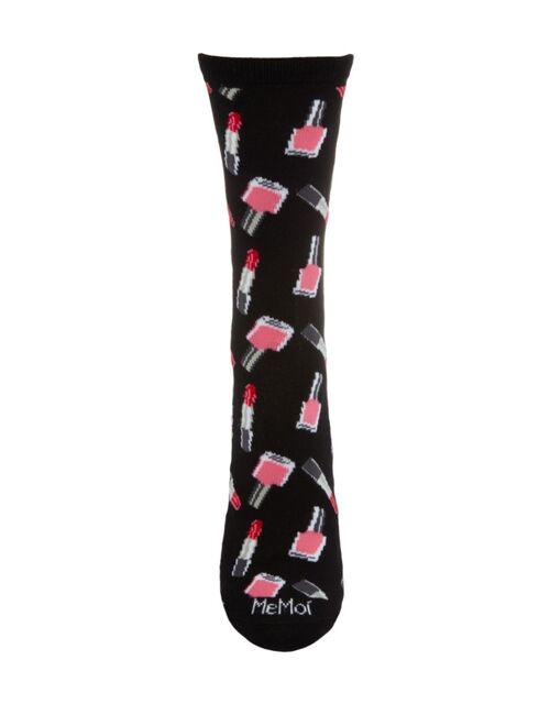 MeMoi Lipstick Women's Novelty Socks