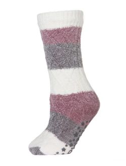 Tranquillity Plush Lined Women's Slipper Sock