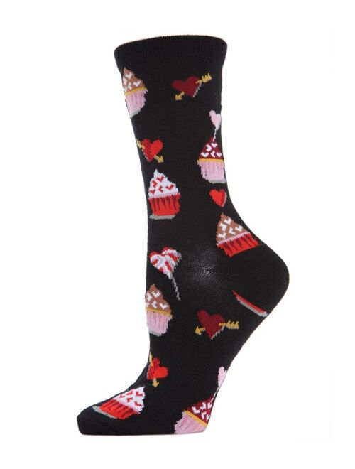 MeMoi Cupcakes Women's Novelty Socks