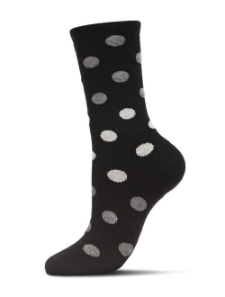 Women's Multi Dot Cashmere Crew Socks