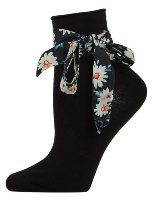 MeMoi Bonny Ribbon Women's Anklet Socks