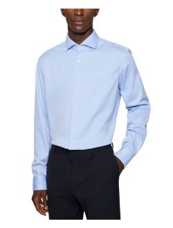 BOSS Men's Regular-Fit Stretch Cotton Shirt