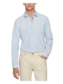 BOSS Men's Slim-Fit Oxford Cotton Shirt