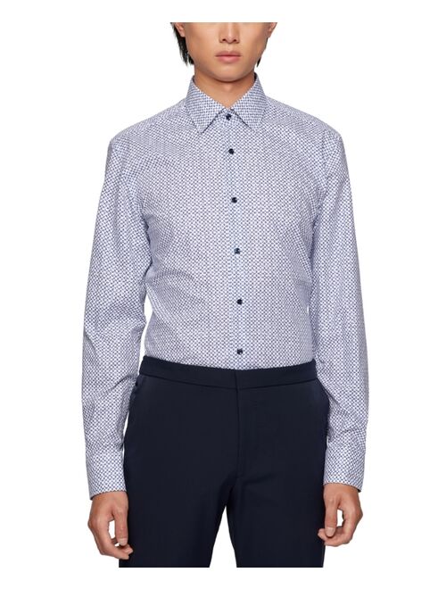 Hugo Boss BOSS Men's Slim-Fit Printed Shirt