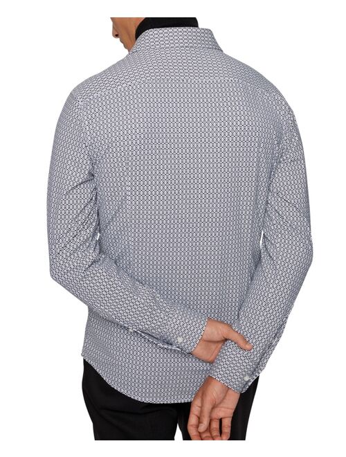 Hugo Boss BOSS Men's Slim-Fit Stretch Jersey Shirt