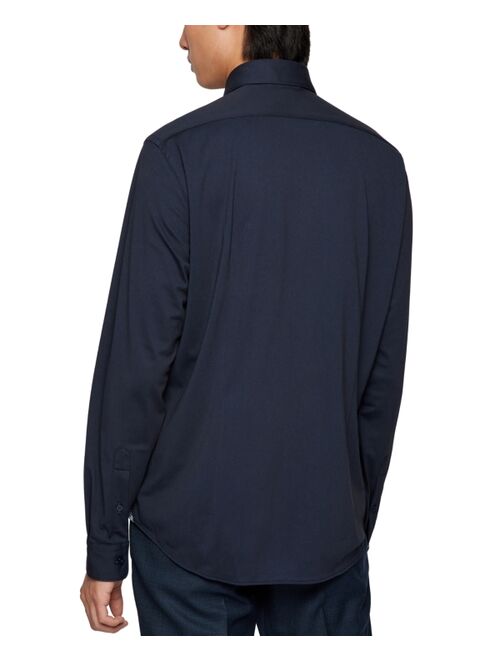 Hugo Boss BOSS Men's Regular-Fit Stretch Pique Shirt