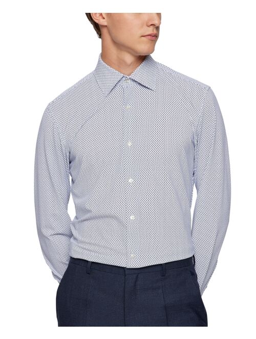 Hugo Boss BOSS Men's Slim-Fit Printed Shirt