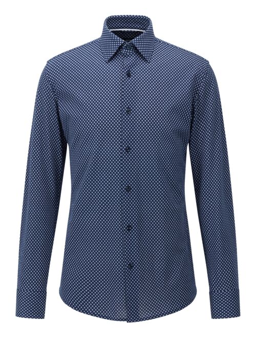 Hugo Boss BOSS Men's Slim-Fit Cotton Jersey Shirt