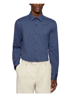 BOSS Men's Melange Slim-Fit Shirt