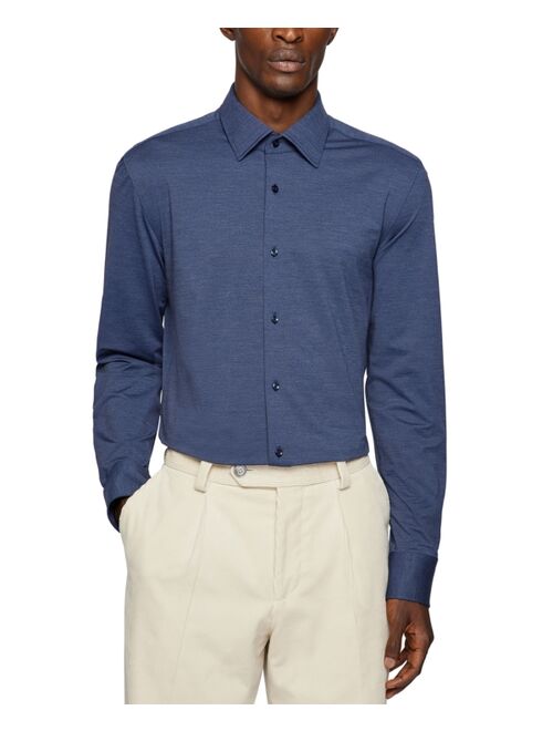 Hugo Boss BOSS Men's Melange Slim-Fit Shirt