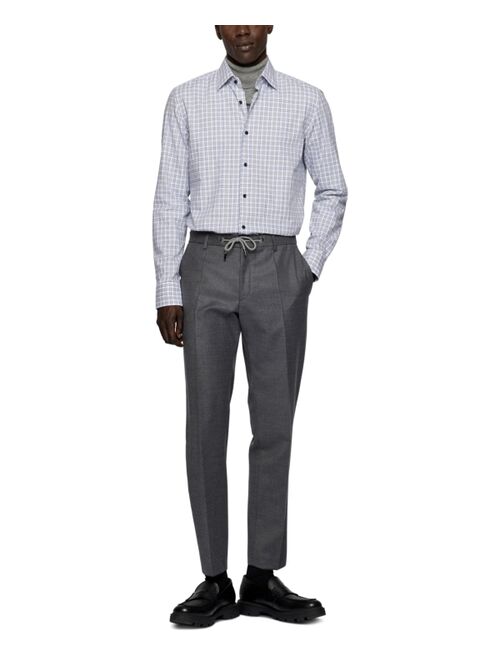 Hugo Boss BOSS Men's Slim-Fit Cotton Flannel Shirt