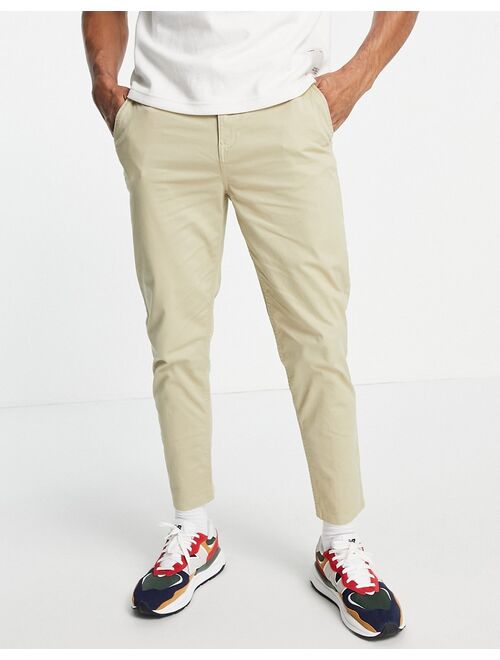 New Look Tapered Chino In Stone