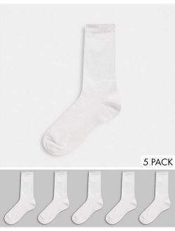 5 pack rib sports socks